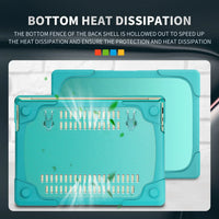 HKM-002643 Cooling Design Foldable Stand with Dual Layer Protection for Microsoft Surface Laptop 3 & 4 - 15 Inch Models