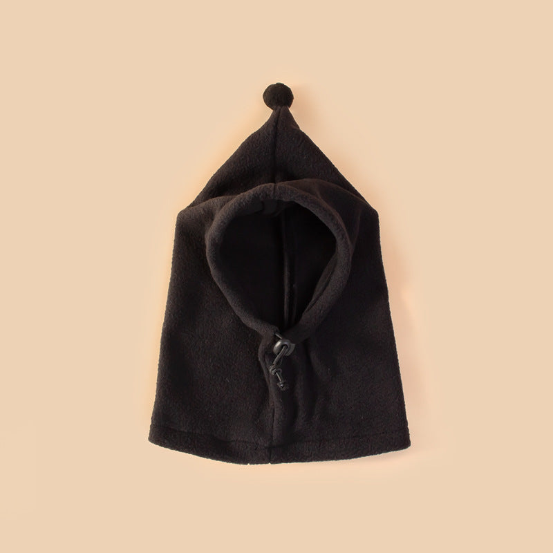 HKM-0027069 Monochrome Polar Fleece Funny Hat for Halloween and Christmas