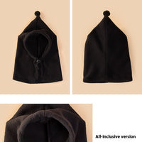 HKM-0027069 Monochrome Polar Fleece Funny Hat for Halloween and Christmas