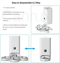 HKM-002707 Smart Automatic Pet Feeder with Adjustable Portion Control for Cats