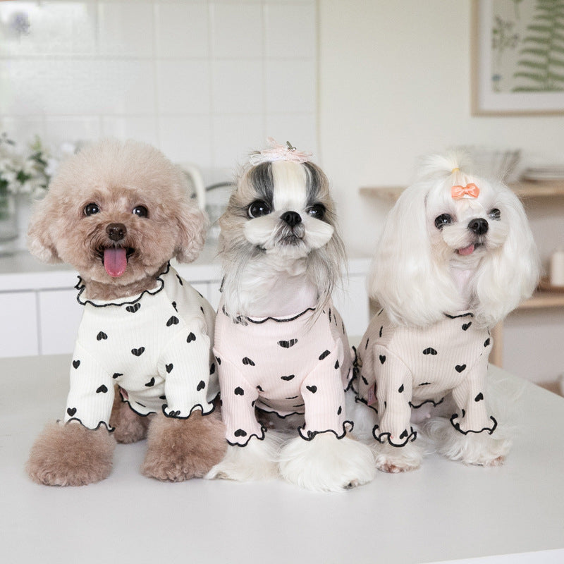 HKM-0027837 Stylish Sweet Dog and Cat Dress for New Year and Christmas Celebrations