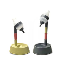 HKM-0028093 Adjustable Height Dog Waterer with All-in-One Cat Drinking Bowl and Pet Feeding Station