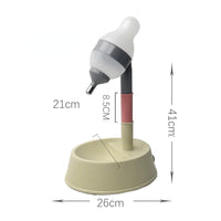 HKM-0028093 Adjustable Height Dog Waterer with All-in-One Cat Drinking Bowl and Pet Feeding Station