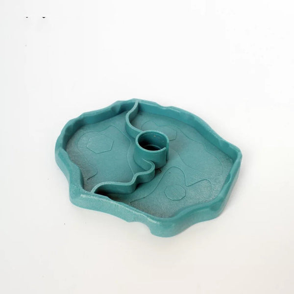 HKM-0028221 Automatic Climbing Pet Drinking Fountain - Luminous Color Water Basin for Tortoises