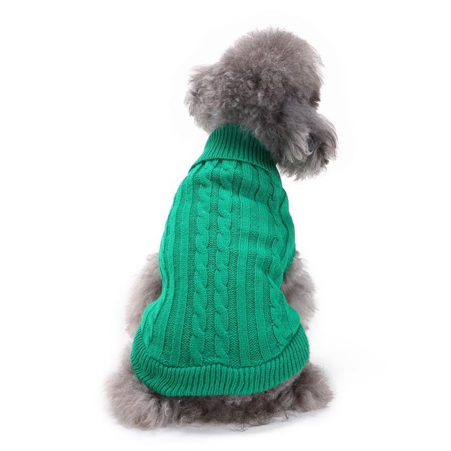 HKM-002835 Cozy Wool Dog Sweater in Various Sizes and Colors
