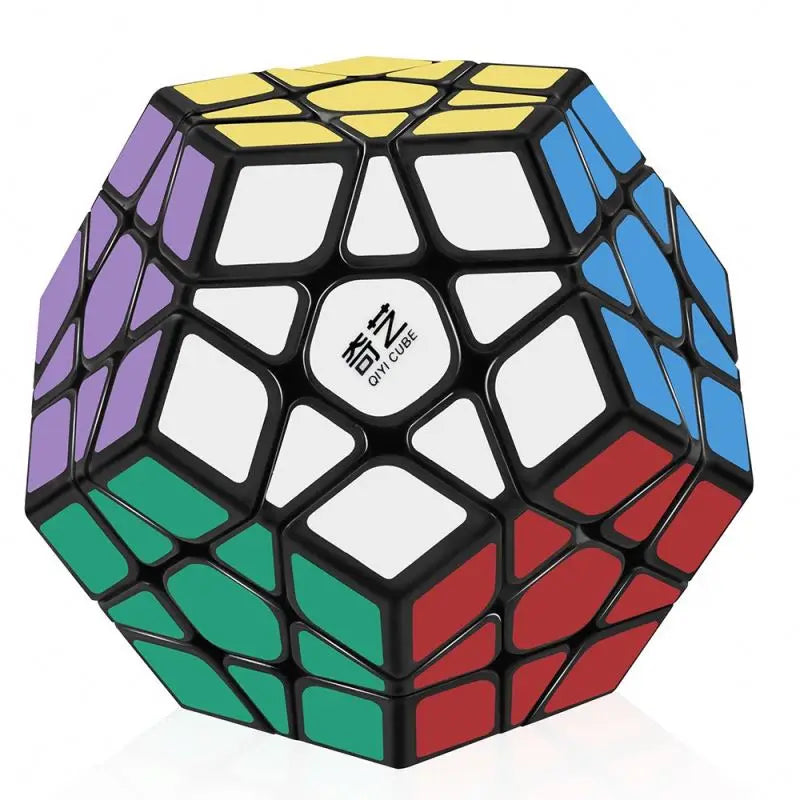 HKM-002835 Dodecahedron Speed Cube Puzzle - 3x3 Magic Cube for Kids and Adults, ABS Plastic, Unique Design