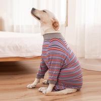 HKM-0028605 Casual Pet Dog Sterilization Clothes in Striped Designs - Comfortable Cotton Apparel