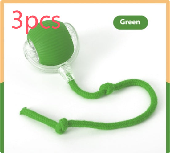 HKM-0029629 Automatic Cat Toy Ball with Bird Sound - Interactive Self-Entertainment Rolling Ball for Cats