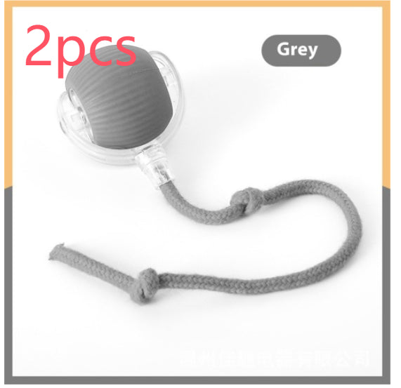HKM-0029629 Automatic Cat Toy Ball with Bird Sound - Interactive Self-Entertainment Rolling Ball for Cats