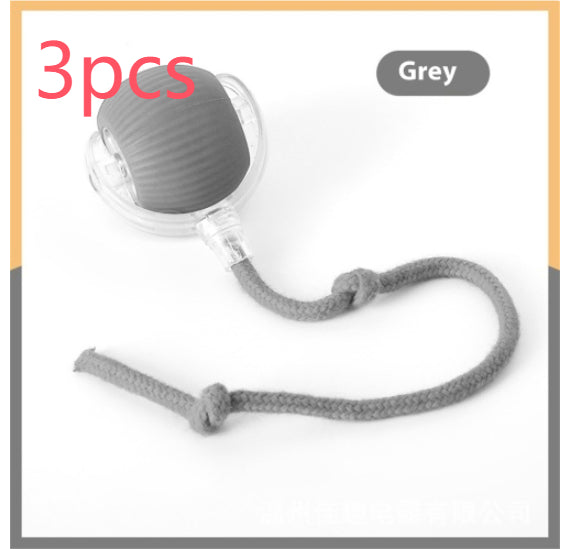HKM-0029629 Automatic Cat Toy Ball with Bird Sound - Interactive Self-Entertainment Rolling Ball for Cats