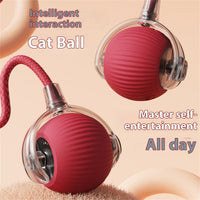 HKM-0029629 Automatic Cat Toy Ball with Bird Sound - Interactive Self-Entertainment Rolling Ball for Cats