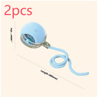 HKM-0029629 Automatic Cat Toy Ball with Bird Sound - Interactive Self-Entertainment Rolling Ball for Cats