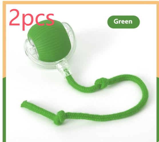 HKM-0029629 Automatic Cat Toy Ball with Bird Sound - Interactive Self-Entertainment Rolling Ball for Cats