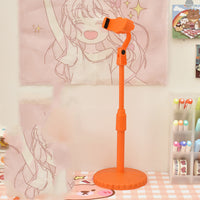 HKM-002963 Retractable Adjustable Desktop Phone Stand with 360-Degree Rotation