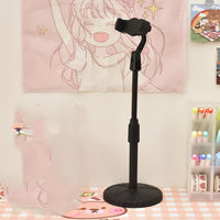 HKM-002963 Retractable Adjustable Desktop Phone Stand with 360-Degree Rotation