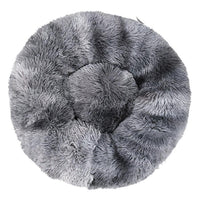 HKM-003091 Cozy Tie-Dye Plush Cat Nest for Winter Comfort - Available in Multiple Sizes