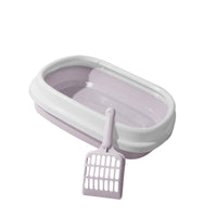 HKM-0033469 Pet Training Litter Box with Scoop - Plastic Anti-Splash Tray for Cats and Dogs