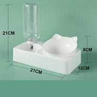 HKM-0033853 Automatic Water Dispenser for Dogs and Cats - 500ml Neck Protection Feeder Made of PP, HIPS, and Stainless Steel