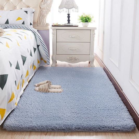 HKM-003475 Modern Chinese Style Blended Carpet for Living Room, Bedroom, Sofa, Tea Table, and Nightstand