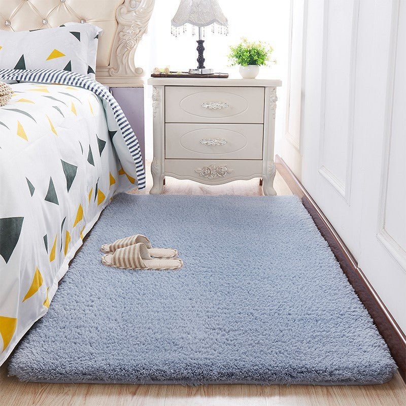 HKM-003475 Modern Chinese Style Blended Carpet for Living Room, Bedroom, Sofa, Tea Table, and Nightstand