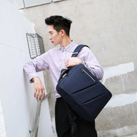 HKM-003475 Versatile USB Charging Backpack for Business Travel and Daily Use, Suitable for Men and Women