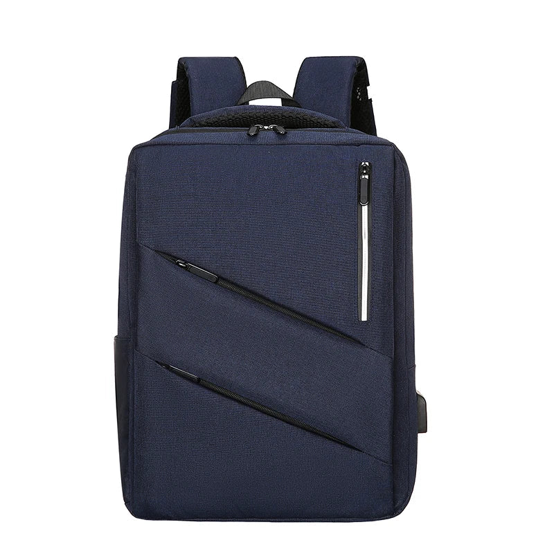 HKM-003475 Versatile USB Charging Backpack for Business Travel and Daily Use, Suitable for Men and Women