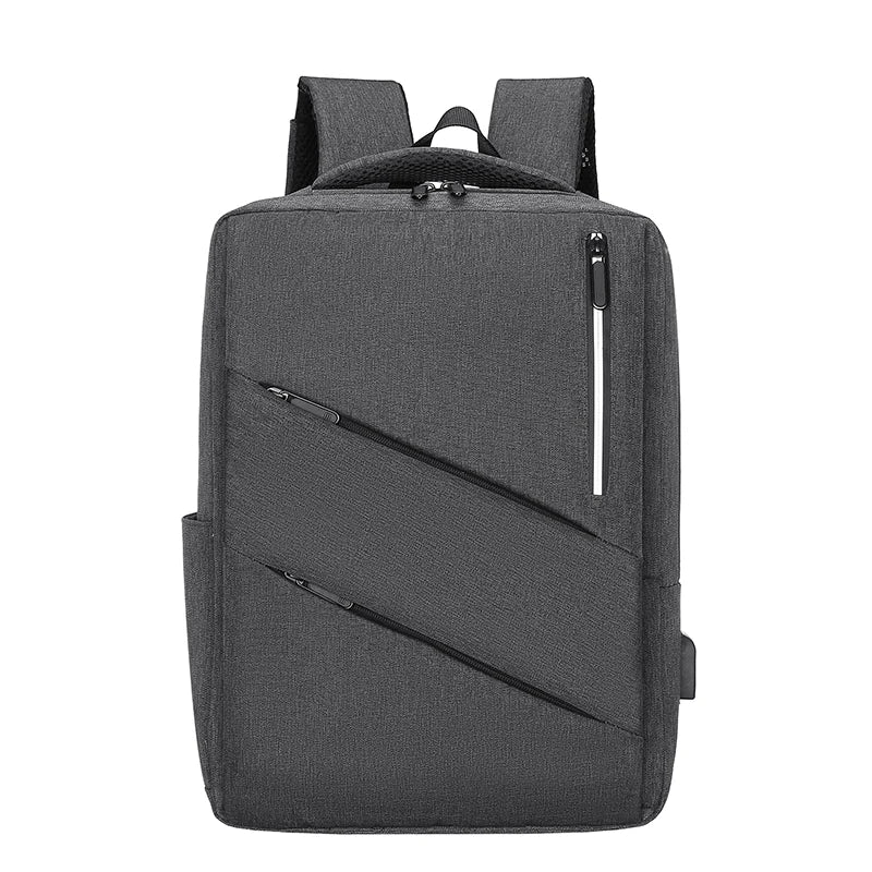 HKM-003475 Versatile USB Charging Backpack for Business Travel and Daily Use, Suitable for Men and Women