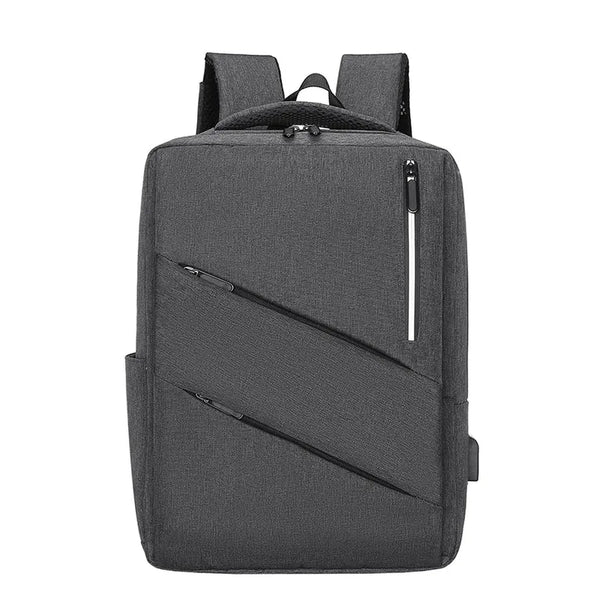 HKM-003475 Versatile USB Charging Backpack for Business Travel and Daily Use, Suitable for Men and Women