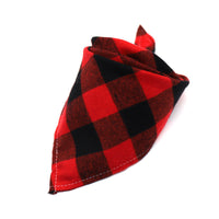 HKM-0035389 Scottish Style Spring Cotton Triangle Scarf in Flannel Design