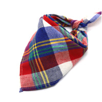 HKM-0035389 Scottish Style Spring Cotton Triangle Scarf in Flannel Design