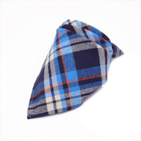 HKM-0035389 Scottish Style Spring Cotton Triangle Scarf in Flannel Design
