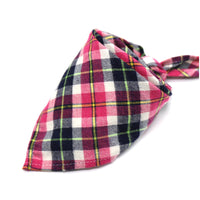 HKM-0035389 Scottish Style Spring Cotton Triangle Scarf in Flannel Design