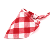 HKM-0035389 Scottish Style Spring Cotton Triangle Scarf in Flannel Design