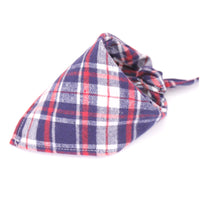 HKM-0035389 Scottish Style Spring Cotton Triangle Scarf in Flannel Design