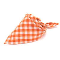 HKM-0035389 Scottish Style Spring Cotton Triangle Scarf in Flannel Design