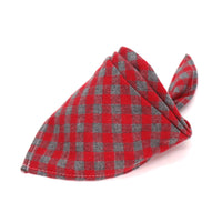 HKM-0035389 Scottish Style Spring Cotton Triangle Scarf in Flannel Design