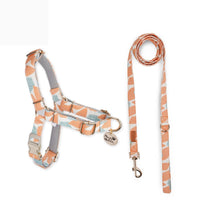 HKM-0037053 Outdoor Pet Chest Strap and Holding Rope - Explosion-Proof, Adjustable Size Suitable for Dogs
