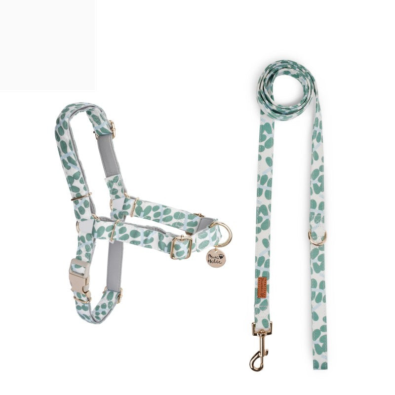 HKM-0037053 Outdoor Pet Chest Strap and Holding Rope - Explosion-Proof, Adjustable Size Suitable for Dogs