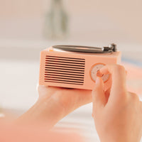 HKM-003731 Bluetooth Vinyl Record Player with Speaker - 5W Output, 1000mAh Battery, 60Hz-15KHz Frequency Range, 10m Bluetooth Range