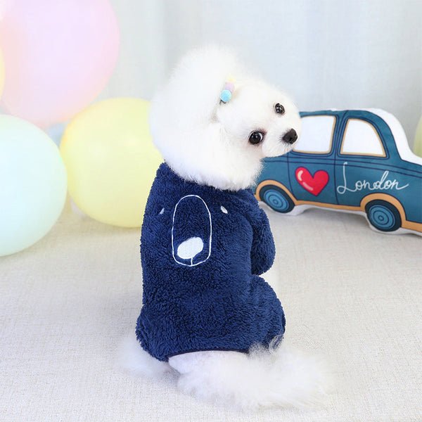 HKM-0038333 Cozy Four-Legged Sweater for Pets - Simple and Warm, Available in Multiple Colors and Sizes