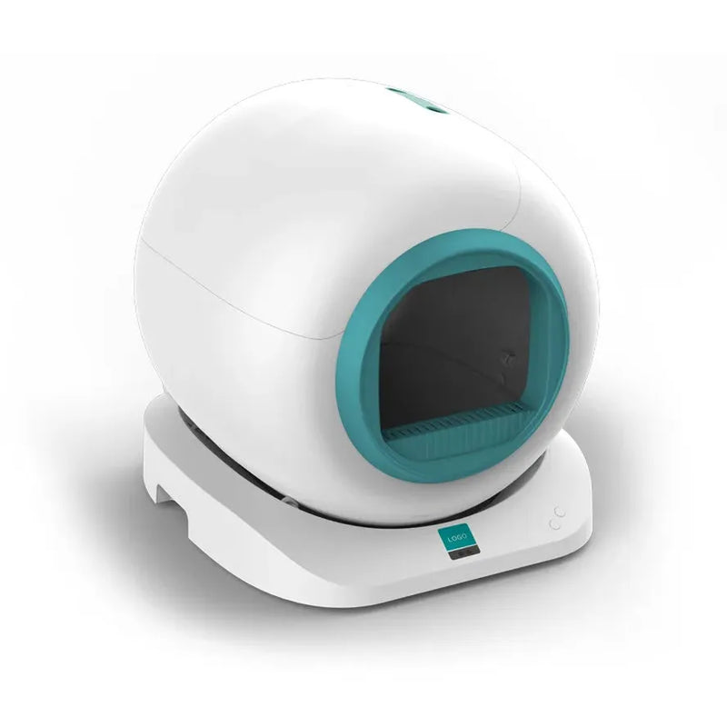 HKM-003859 Luxury Fully Automatic Intelligent Cat Litter Box with Self-Cleaning Function