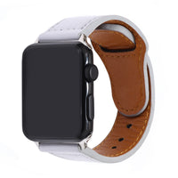 HKM-003923 Unisex Artificial Leather Watch Strap - Geometric Design - Single Bracelet