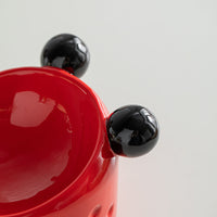 HKM-0039741 Elevated Ceramic Double Bowl with Neck Support for Cats and Dogs - Anti-Spill Design