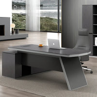 HKM-004115 Modern Wooden Extendable Office Desk for Home and Professional Use
