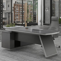 HKM-004115 Modern Wooden Extendable Office Desk for Home and Professional Use