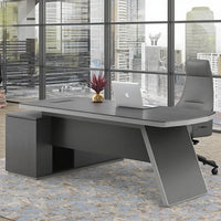 HKM-004115 Modern Wooden Extendable Office Desk for Home and Professional Use