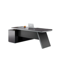 HKM-004115 Modern Wooden Extendable Office Desk for Home and Professional Use