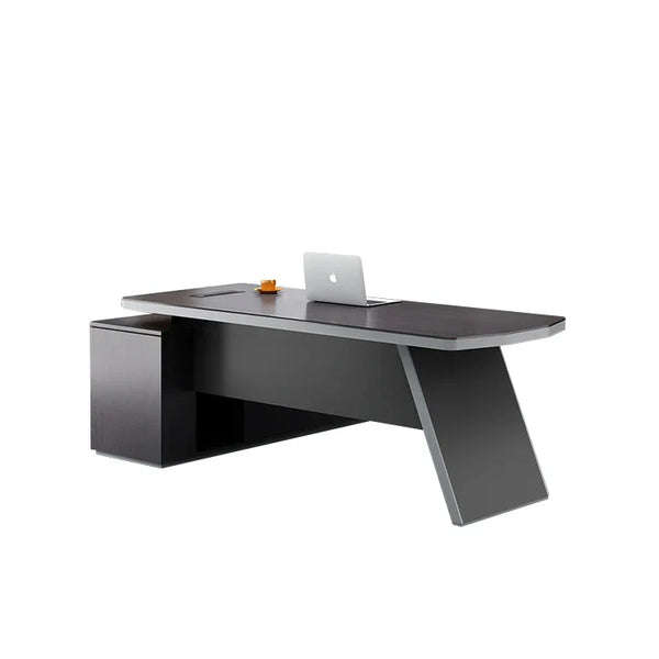 HKM-004115 Modern Wooden Extendable Office Desk for Home and Professional Use