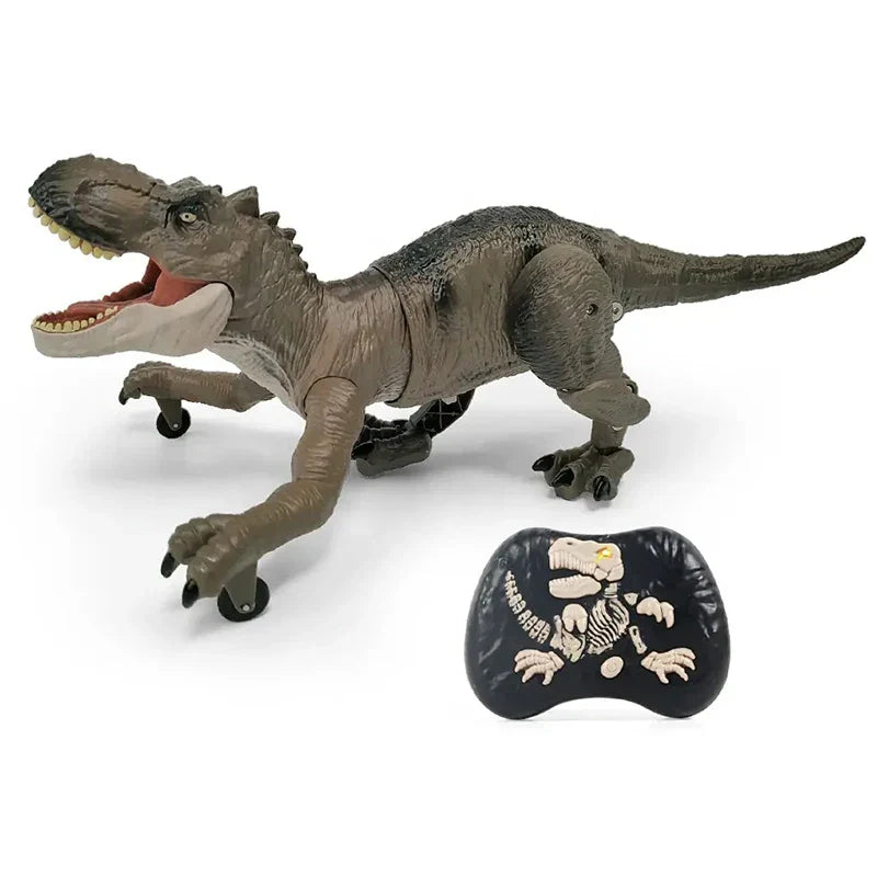 HKM-004243 Remote Control Spray Dinosaur Toy - 2.4G RC Tyrannosaurus Rex for Kids, Indoor/Outdoor Fun