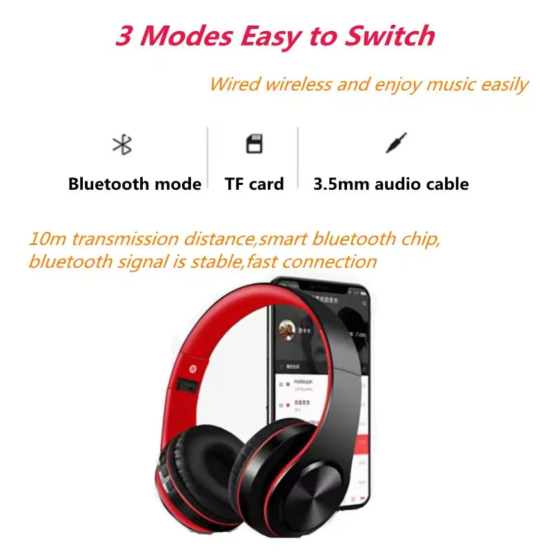 HKM-004243 Wireless Gaming Headset with Comfortable Headband and Stereo Sound